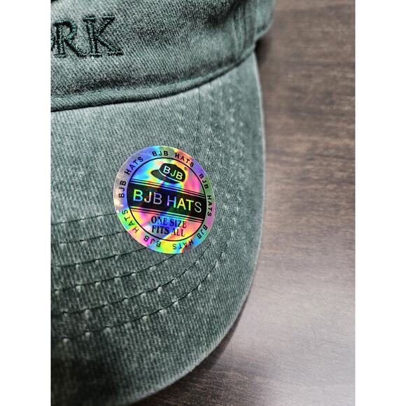 Brooklyn 1625 New York Baseball Hat Cap Adult One Size Green Strap Back BJB Hats - Picture 2 of 4